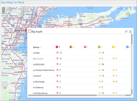 Location New York with Label Big Apple